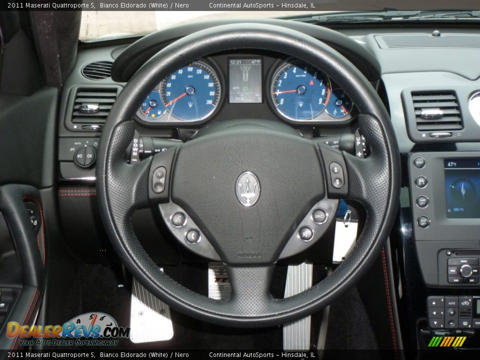 2011 Maserati Quattroporte S Bianco Eldorado (White) / Nero Photo #16
