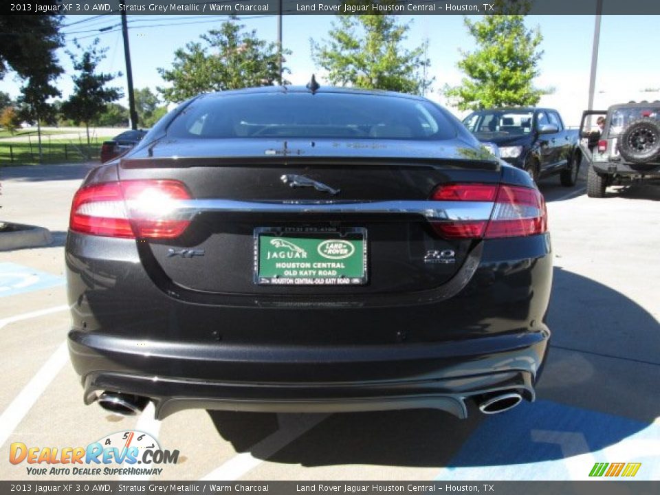 2013 Jaguar XF 3.0 AWD Stratus Grey Metallic / Warm Charcoal Photo #9