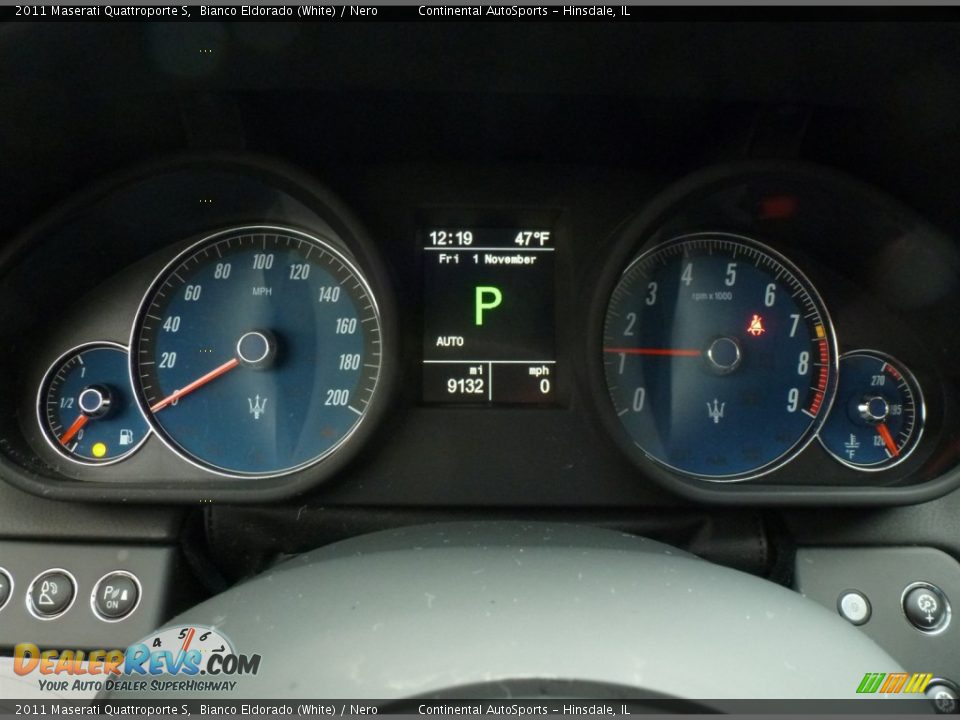 2011 Maserati Quattroporte S Bianco Eldorado (White) / Nero Photo #17
