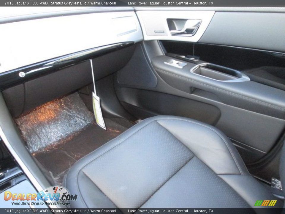 2013 Jaguar XF 3.0 AWD Stratus Grey Metallic / Warm Charcoal Photo #13