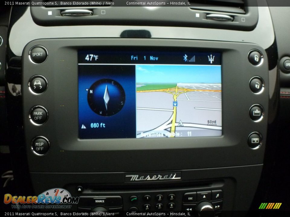 2011 Maserati Quattroporte S Bianco Eldorado (White) / Nero Photo #19