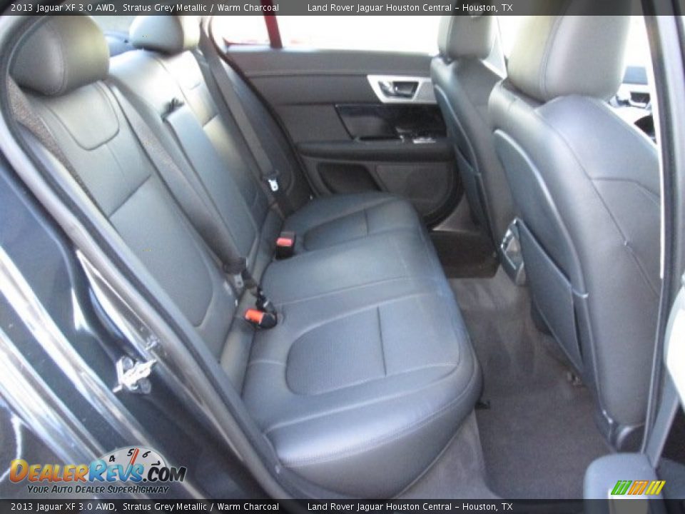 2013 Jaguar XF 3.0 AWD Stratus Grey Metallic / Warm Charcoal Photo #16