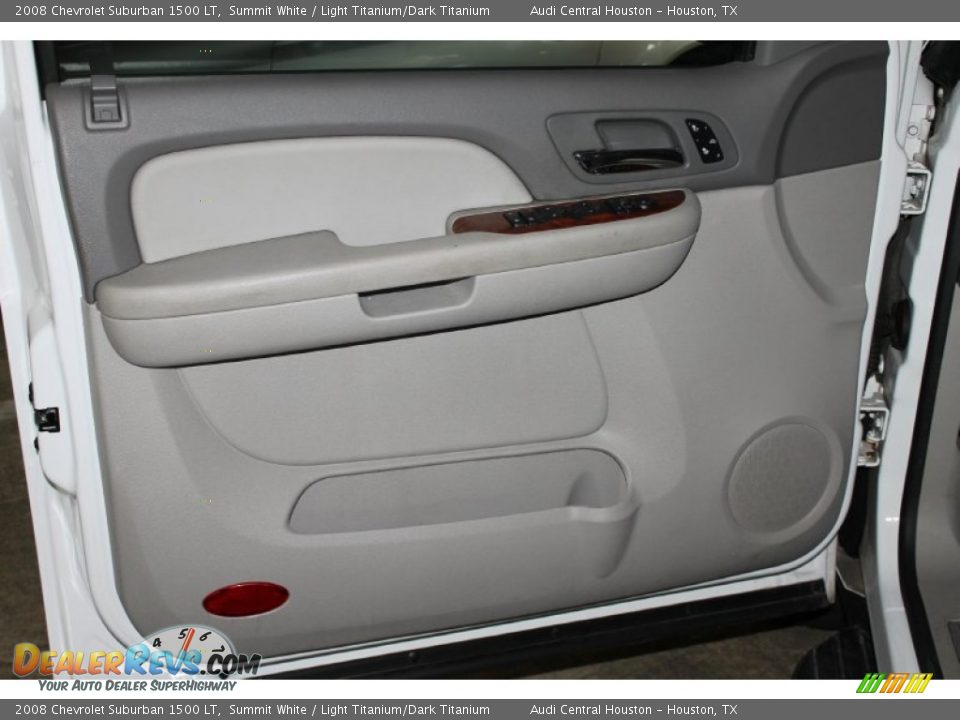 2008 Chevrolet Suburban 1500 LT Summit White / Light Titanium/Dark Titanium Photo #11