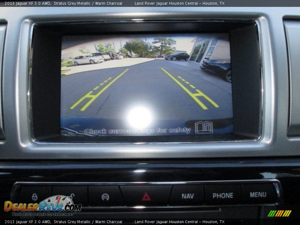 2013 Jaguar XF 3.0 AWD Stratus Grey Metallic / Warm Charcoal Photo #18