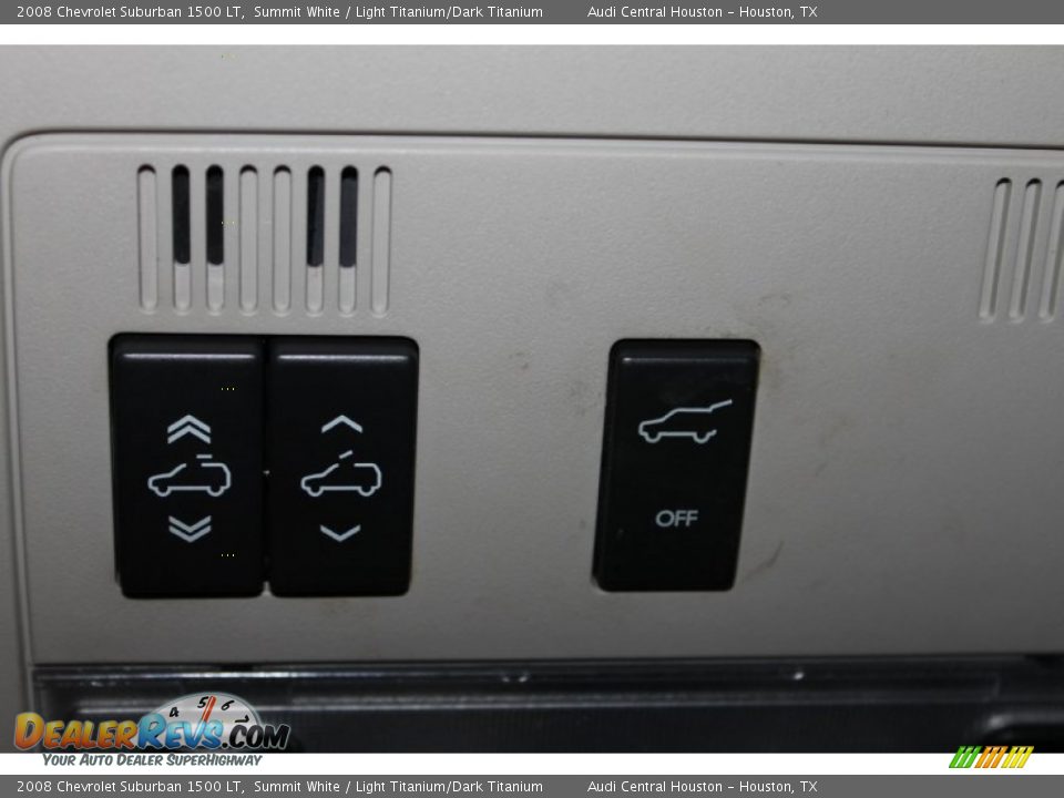 2008 Chevrolet Suburban 1500 LT Summit White / Light Titanium/Dark Titanium Photo #16