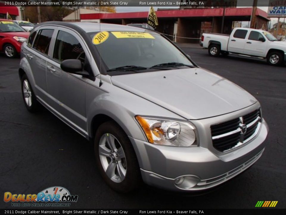 2011 Dodge Caliber Mainstreet Bright Silver Metallic / Dark Slate Gray Photo #2