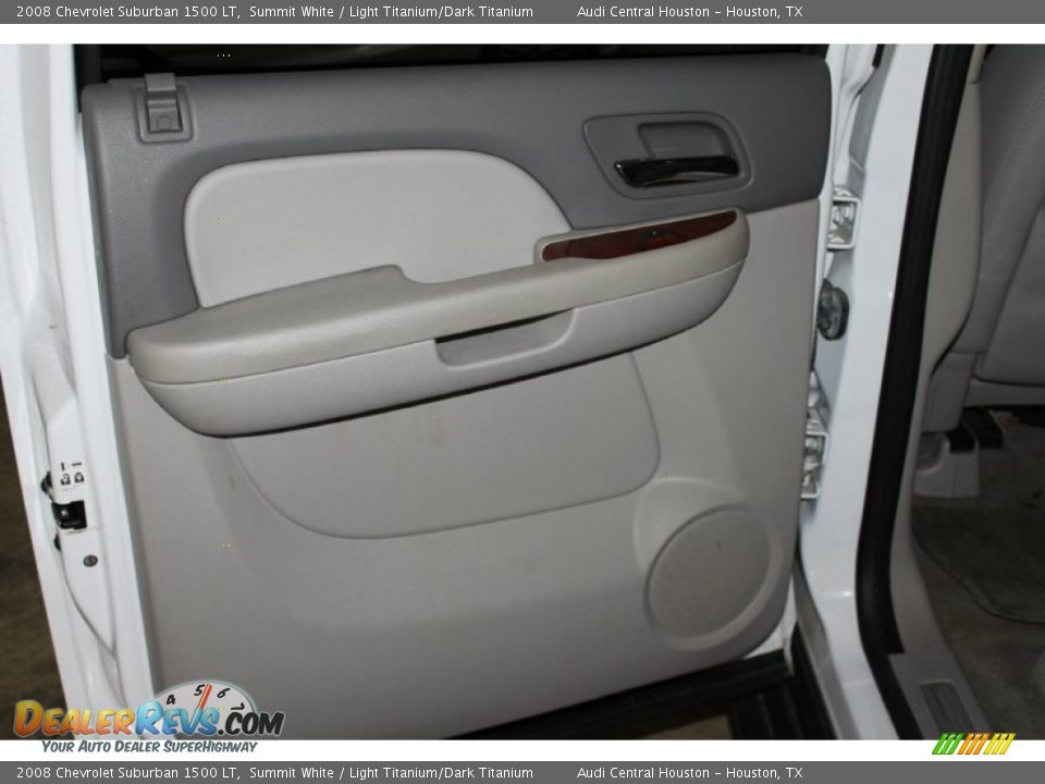 2008 Chevrolet Suburban 1500 LT Summit White / Light Titanium/Dark Titanium Photo #24