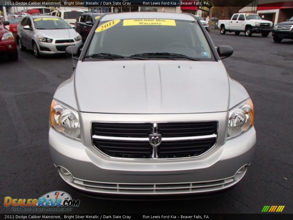 2011 Dodge Caliber Mainstreet Bright Silver Metallic / Dark Slate Gray Photo #3