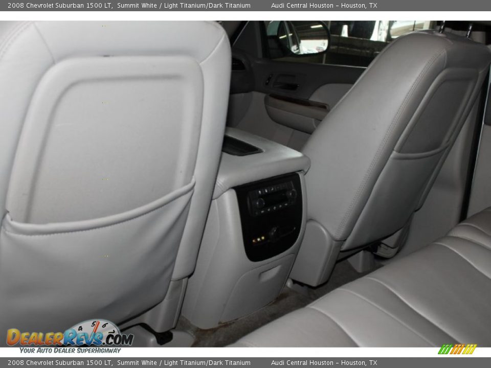 2008 Chevrolet Suburban 1500 LT Summit White / Light Titanium/Dark Titanium Photo #26