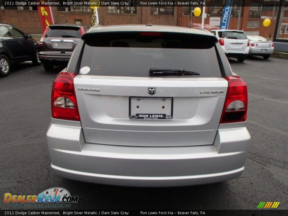 2011 Dodge Caliber Mainstreet Bright Silver Metallic / Dark Slate Gray Photo #7