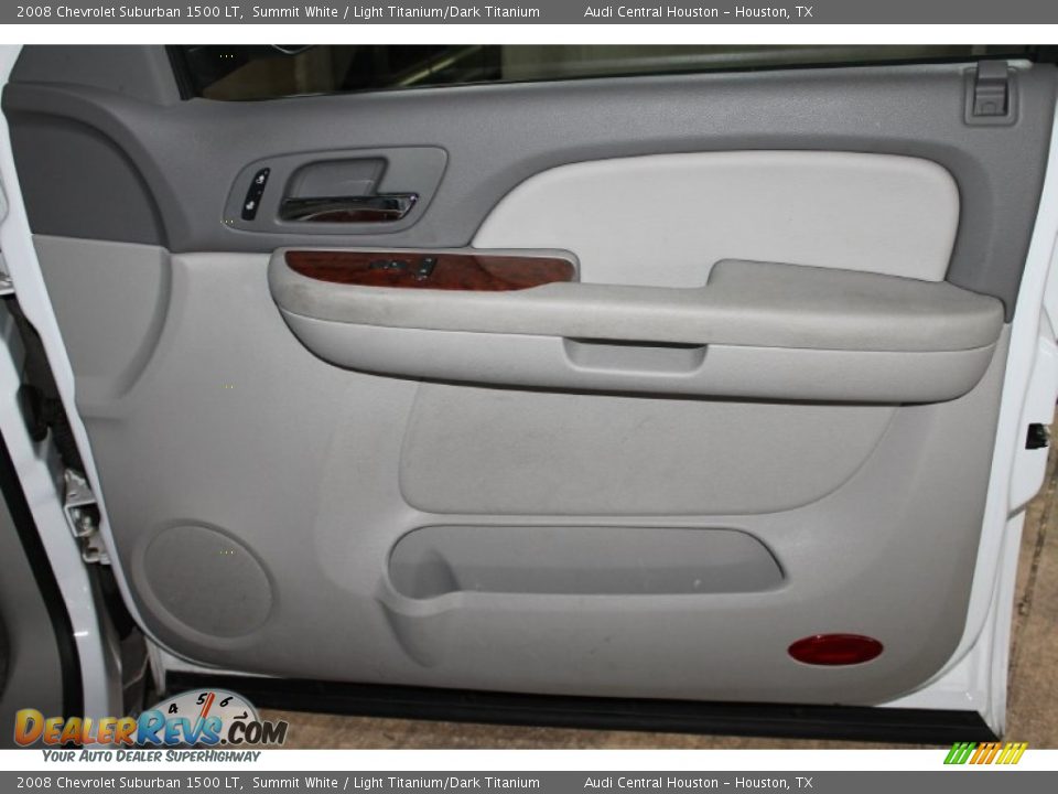 2008 Chevrolet Suburban 1500 LT Summit White / Light Titanium/Dark Titanium Photo #35