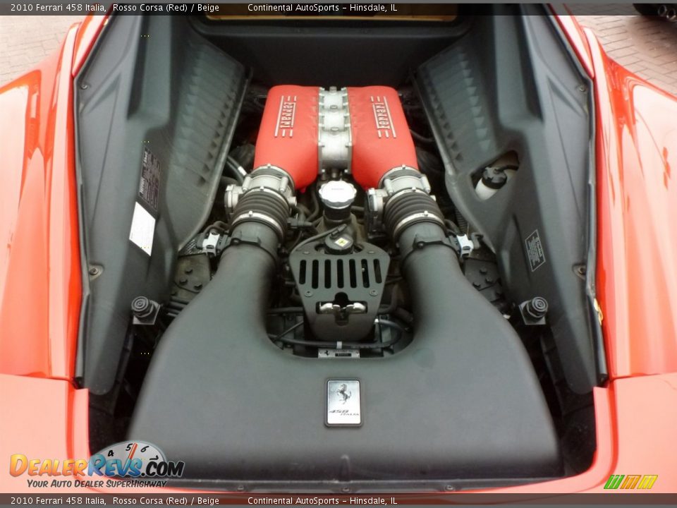 2010 Ferrari 458 Italia 4.5 Liter GDI DOHC 32-Valve VVT V8 Engine Photo #5