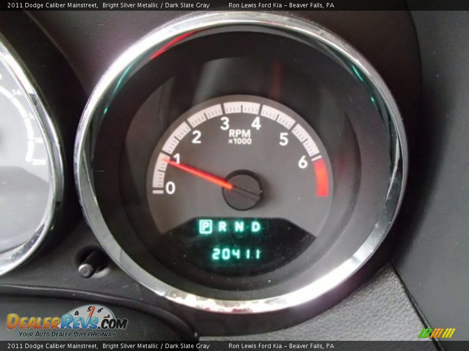 2011 Dodge Caliber Mainstreet Bright Silver Metallic / Dark Slate Gray Photo #19