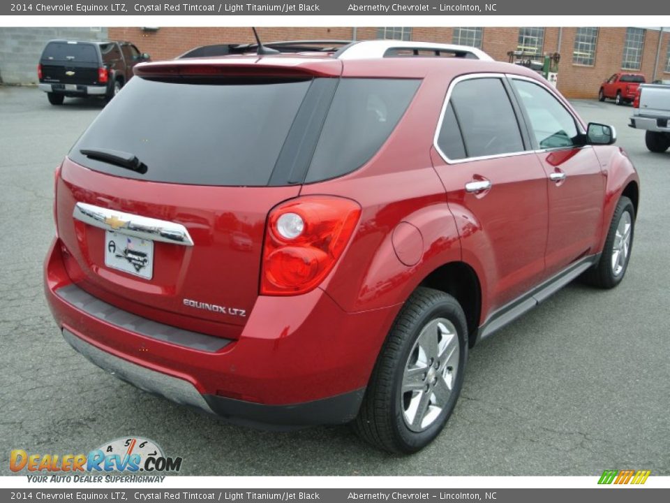 2014 Chevrolet Equinox LTZ Crystal Red Tintcoat / Light Titanium/Jet Black Photo #5