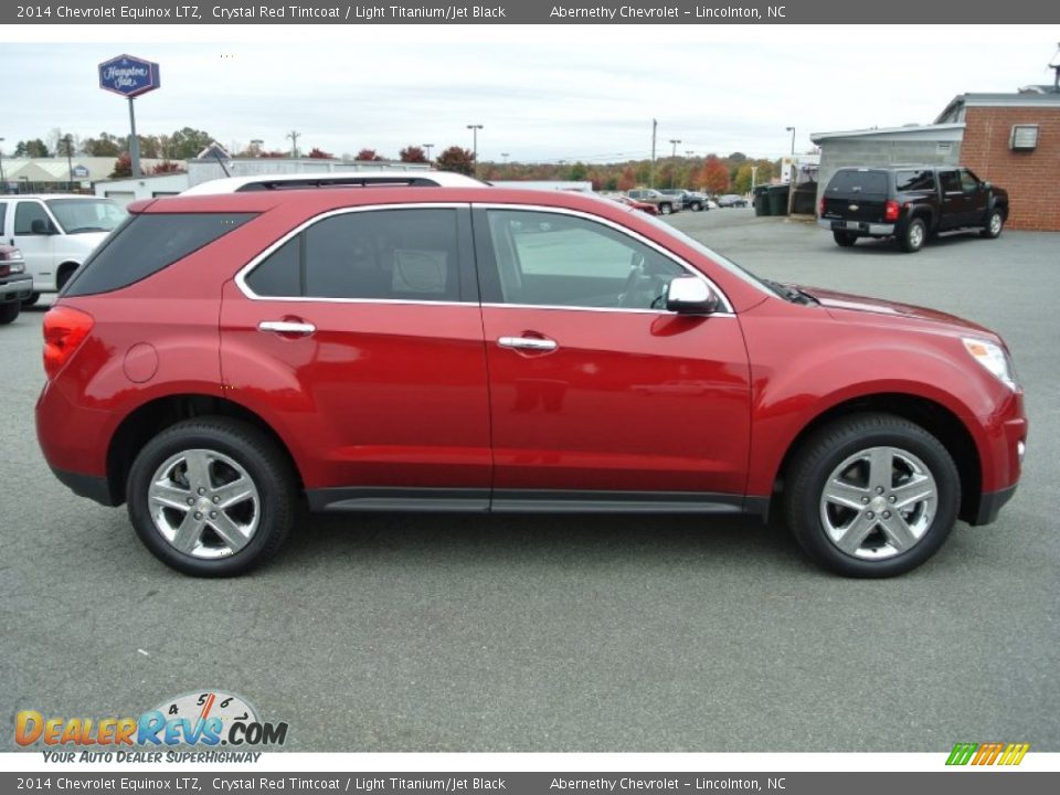 2014 Chevrolet Equinox LTZ Crystal Red Tintcoat / Light Titanium/Jet Black Photo #6