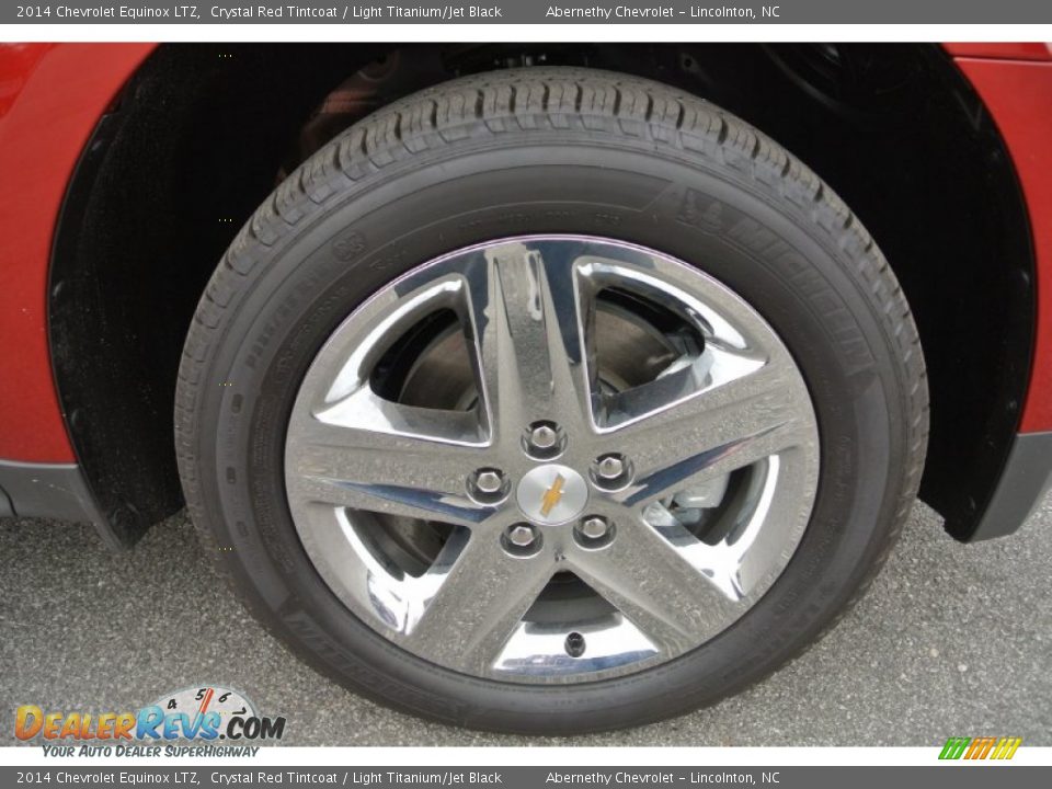 2014 Chevrolet Equinox LTZ Crystal Red Tintcoat / Light Titanium/Jet Black Photo #22