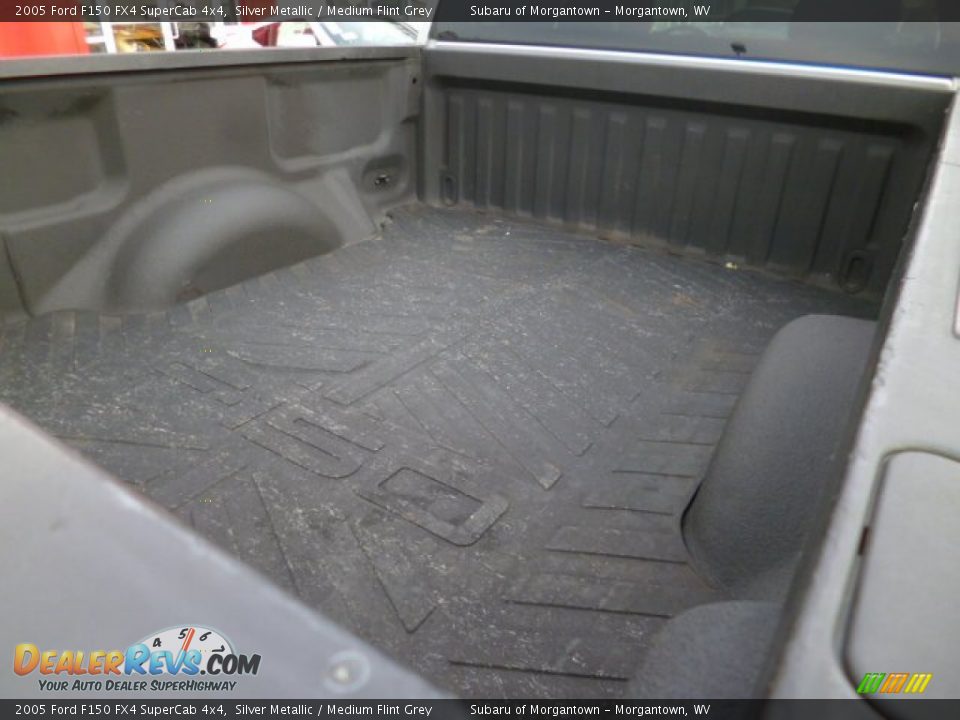 2005 Ford F150 FX4 SuperCab 4x4 Silver Metallic / Medium Flint Grey Photo #14