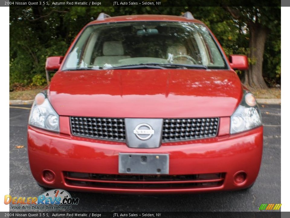 2004 Nissan Quest 3.5 S Autumn Red Metallic / Beige Photo #2