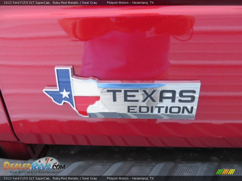 2013 Ford F150 XLT SuperCab Ruby Red Metallic / Steel Gray Photo #19