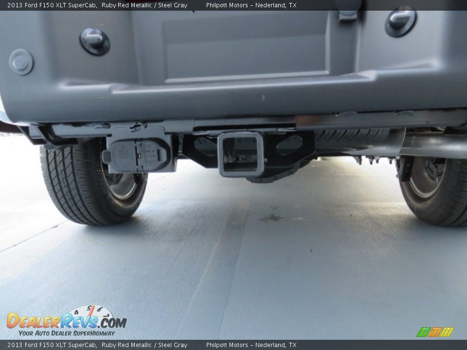 2013 Ford F150 XLT SuperCab Ruby Red Metallic / Steel Gray Photo #21