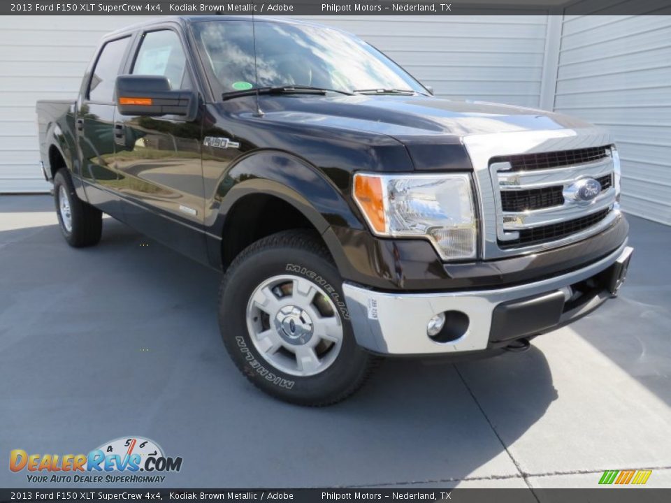 2013 Ford F150 XLT SuperCrew 4x4 Kodiak Brown Metallic / Adobe Photo #1