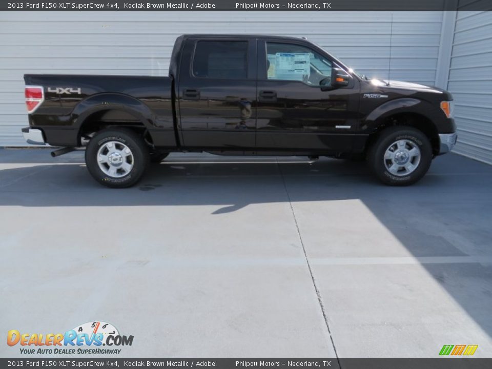 2013 Ford F150 XLT SuperCrew 4x4 Kodiak Brown Metallic / Adobe Photo #3