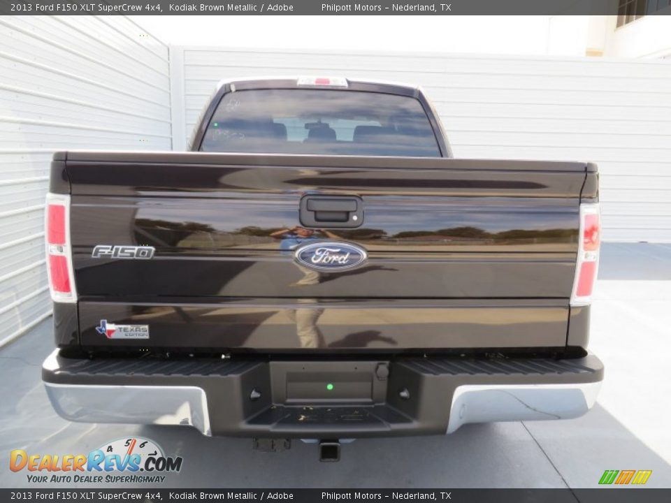 2013 Ford F150 XLT SuperCrew 4x4 Kodiak Brown Metallic / Adobe Photo #5