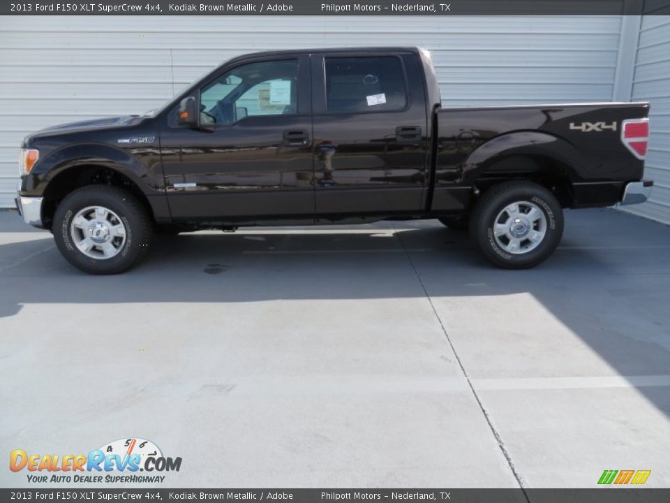 2013 Ford F150 XLT SuperCrew 4x4 Kodiak Brown Metallic / Adobe Photo #6