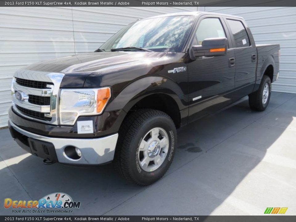 2013 Ford F150 XLT SuperCrew 4x4 Kodiak Brown Metallic / Adobe Photo #7