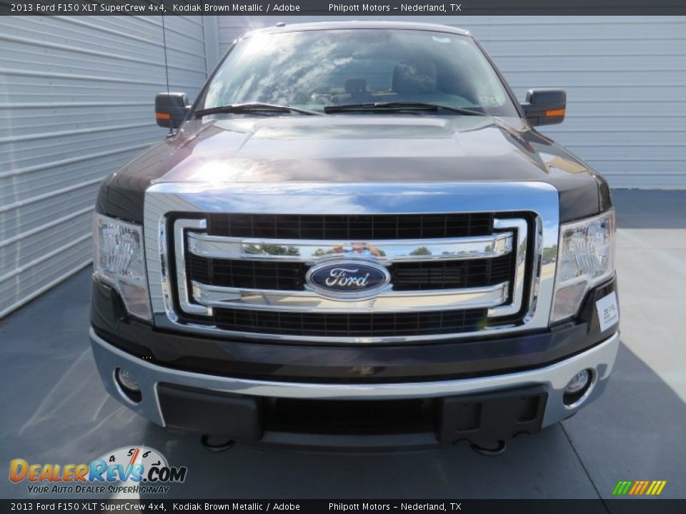 2013 Ford F150 XLT SuperCrew 4x4 Kodiak Brown Metallic / Adobe Photo #8