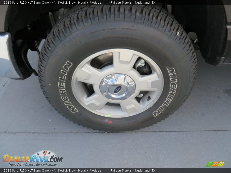 2013 Ford F150 XLT SuperCrew 4x4 Kodiak Brown Metallic / Adobe Photo #12