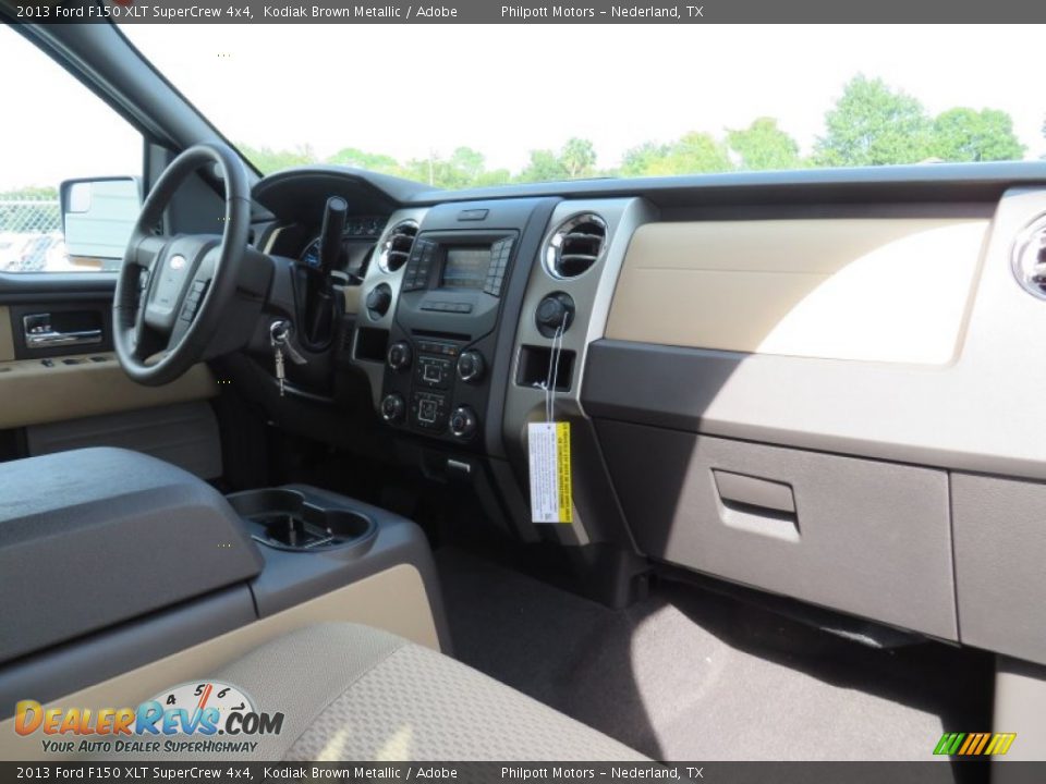 2013 Ford F150 XLT SuperCrew 4x4 Kodiak Brown Metallic / Adobe Photo #24