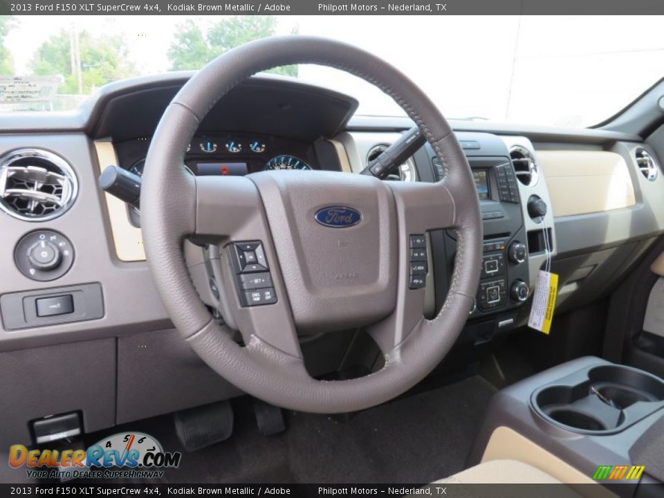 2013 Ford F150 XLT SuperCrew 4x4 Kodiak Brown Metallic / Adobe Photo #29