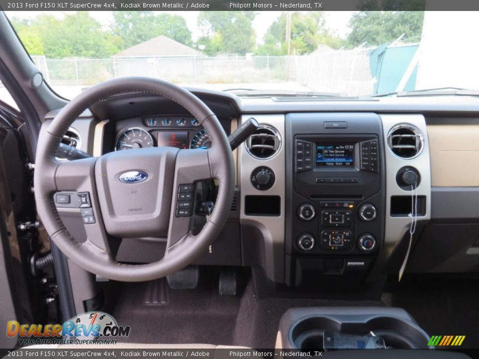 2013 Ford F150 XLT SuperCrew 4x4 Kodiak Brown Metallic / Adobe Photo #32