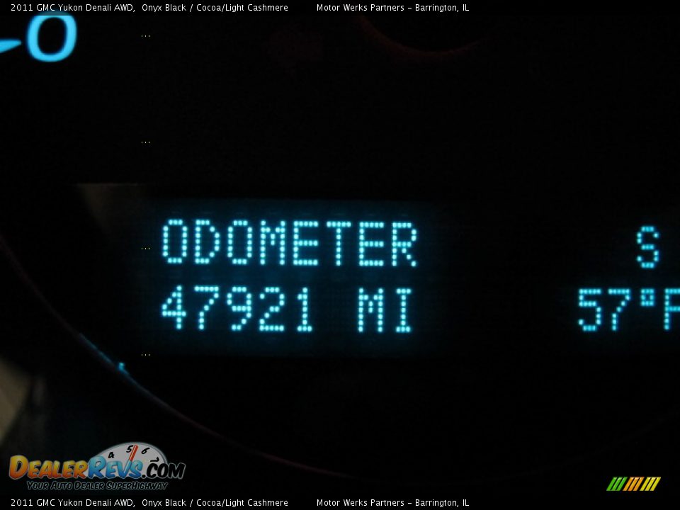 2011 GMC Yukon Denali AWD Onyx Black / Cocoa/Light Cashmere Photo #31