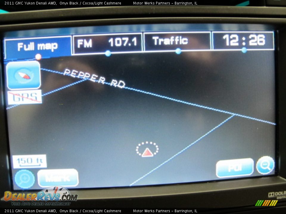 2011 GMC Yukon Denali AWD Onyx Black / Cocoa/Light Cashmere Photo #35