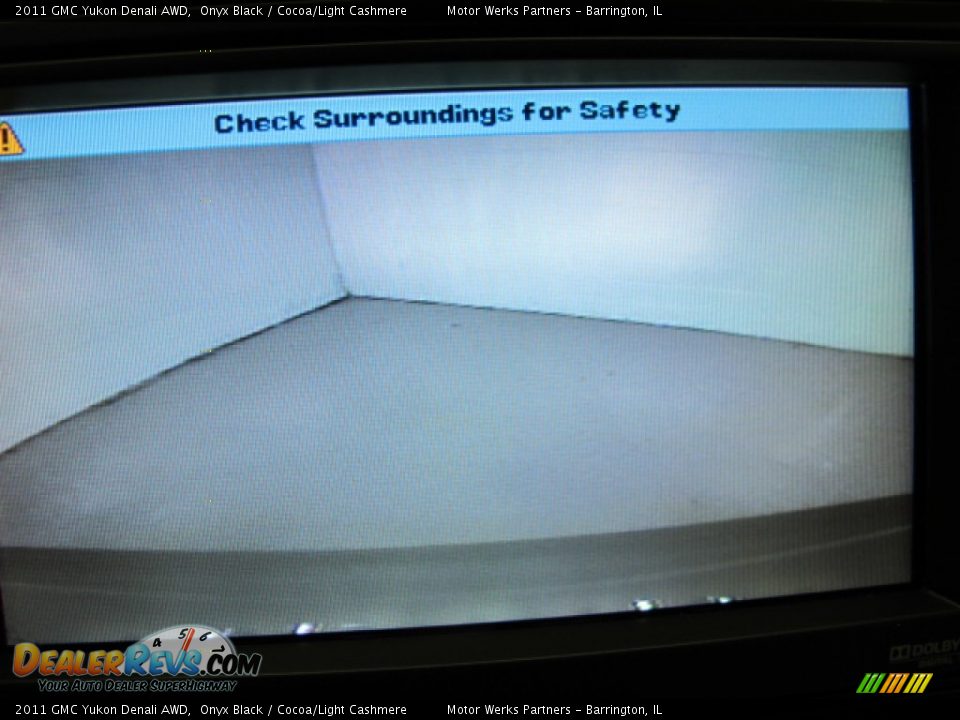 2011 GMC Yukon Denali AWD Onyx Black / Cocoa/Light Cashmere Photo #36