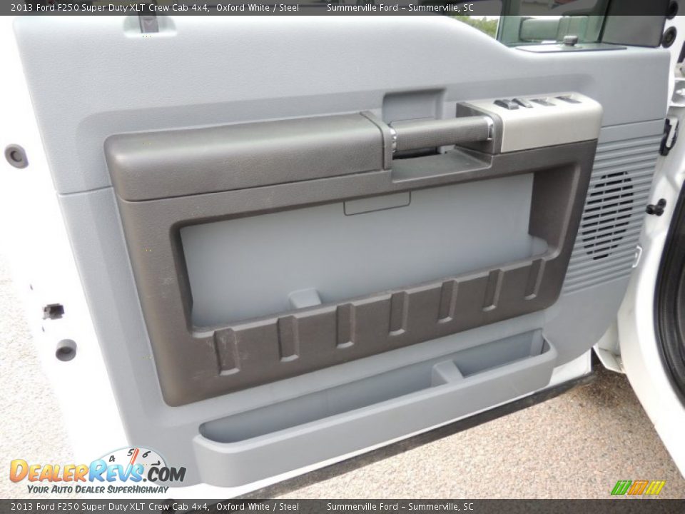 2013 Ford F250 Super Duty XLT Crew Cab 4x4 Oxford White / Steel Photo #5