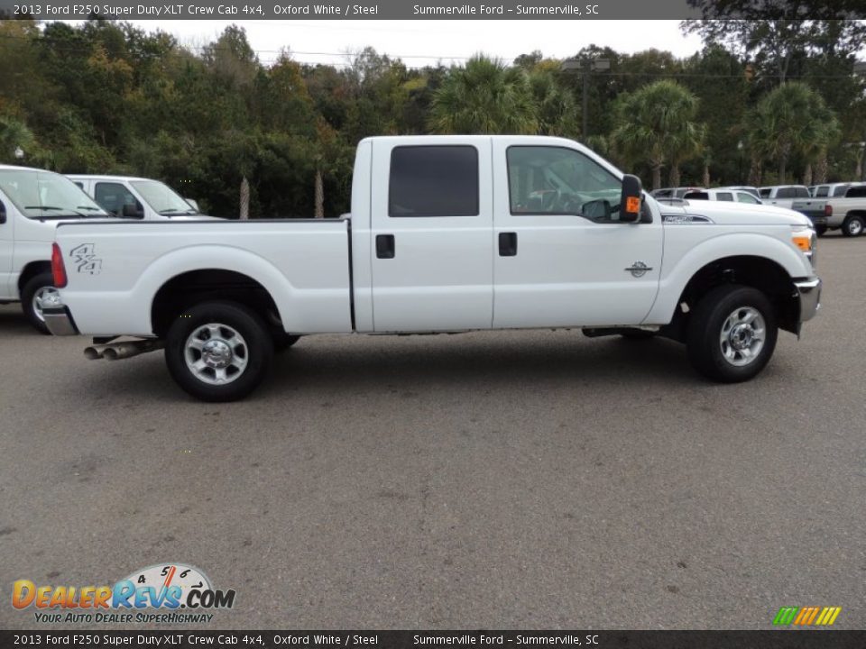 2013 Ford F250 Super Duty XLT Crew Cab 4x4 Oxford White / Steel Photo #12