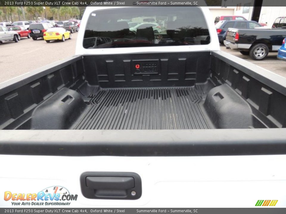 2013 Ford F250 Super Duty XLT Crew Cab 4x4 Oxford White / Steel Photo #15
