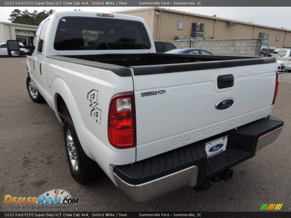 2013 Ford F250 Super Duty XLT Crew Cab 4x4 Oxford White / Steel Photo #16