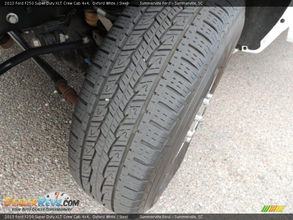 2013 Ford F250 Super Duty XLT Crew Cab 4x4 Oxford White / Steel Photo #18