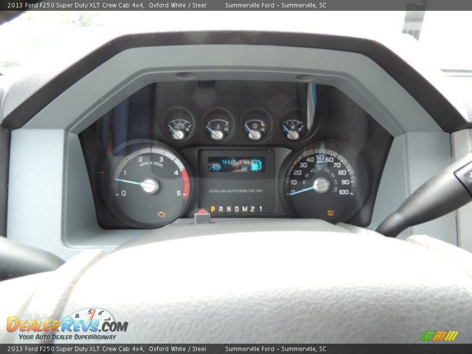 2013 Ford F250 Super Duty XLT Crew Cab 4x4 Oxford White / Steel Photo #22
