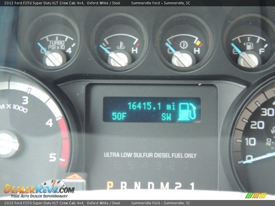 2013 Ford F250 Super Duty XLT Crew Cab 4x4 Oxford White / Steel Photo #23