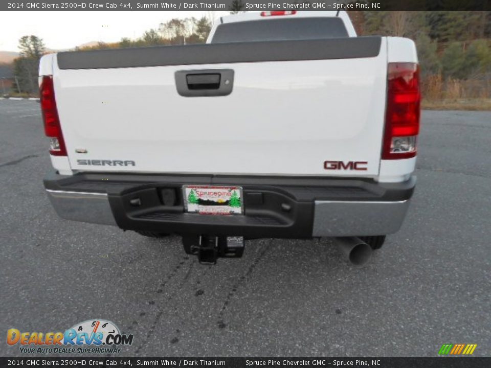 2014 GMC Sierra 2500HD Crew Cab 4x4 Summit White / Dark Titanium Photo #8