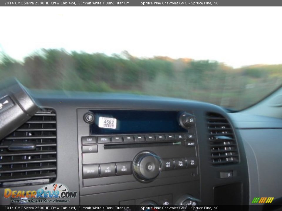 2014 GMC Sierra 2500HD Crew Cab 4x4 Summit White / Dark Titanium Photo #12
