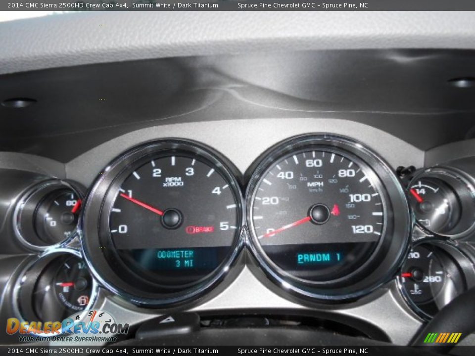 2014 GMC Sierra 2500HD Crew Cab 4x4 Summit White / Dark Titanium Photo #13