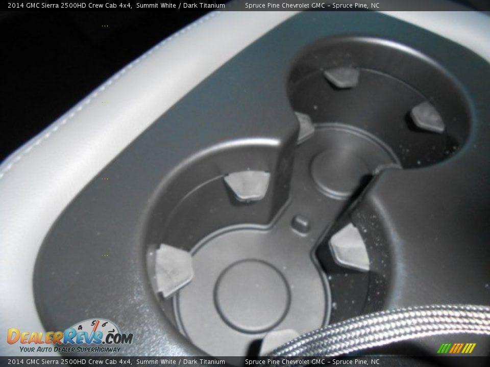 2014 GMC Sierra 2500HD Crew Cab 4x4 Summit White / Dark Titanium Photo #14