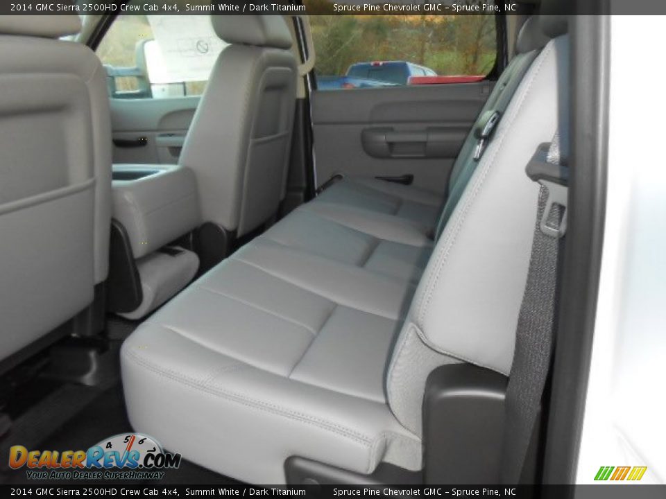 2014 GMC Sierra 2500HD Crew Cab 4x4 Summit White / Dark Titanium Photo #15