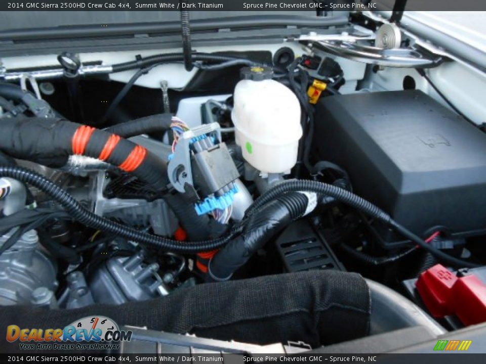 2014 GMC Sierra 2500HD Crew Cab 4x4 Summit White / Dark Titanium Photo #18